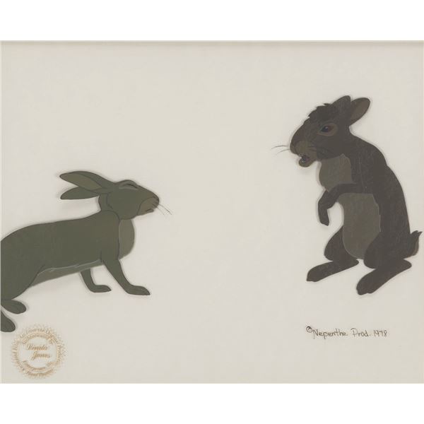 A “Watership Down” Original Production Cel.