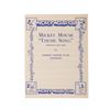 Image 1 : A Mickey Mouse "Theme Song" Sheet Music.