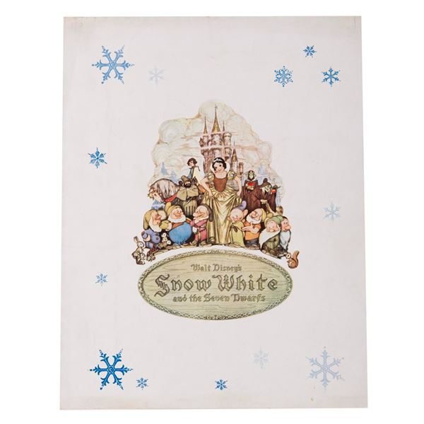 A "Snow White and the Seven Dwarfs" Belgium Premiere Program.