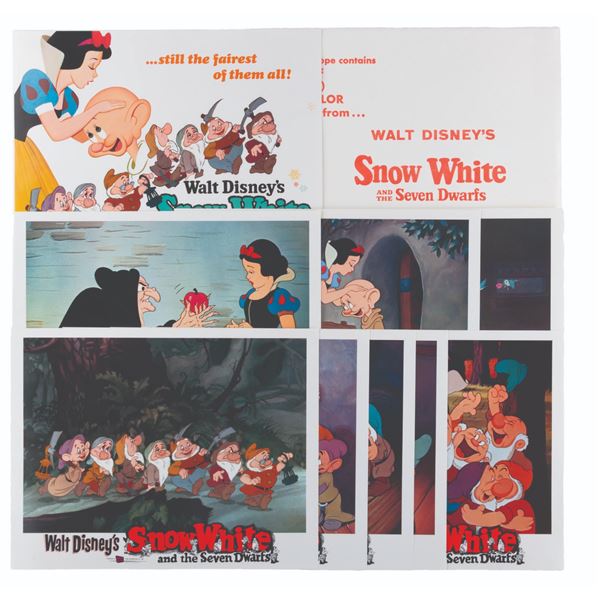 A Set of 1967 “Snow White and the Seven Dwarfs” Lobby Cards.