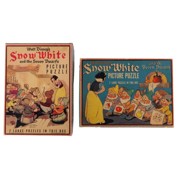 A "Snow White and the Seven Dwarfs" Picture Puzzle Set.