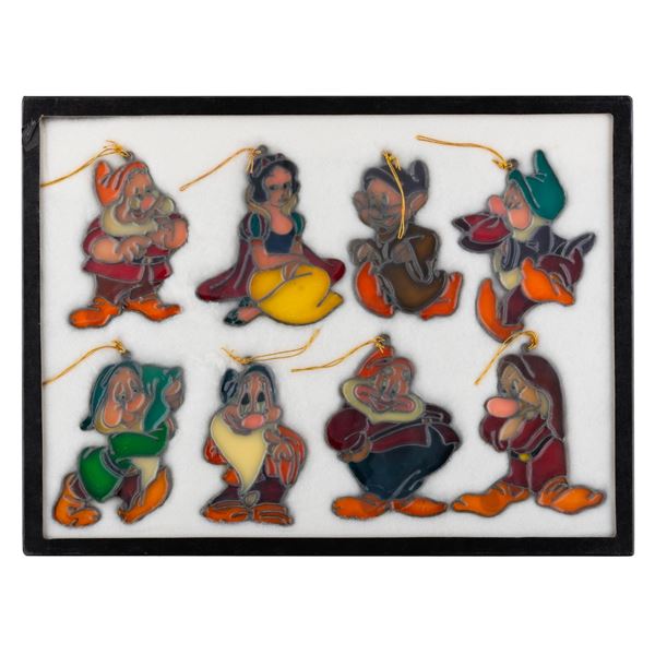 A Set of “Snow White and the Seven Dwarfs”  Ornaments.