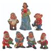 Image 1 : A Set of "Snow White and the Seven Dwarfs" Terracotta Figurines.