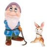 Image 1 : A Pair of "Snow White" Grumpy and Bunny Ceramic Figurines.