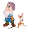 Image 2 : A Pair of "Snow White" Grumpy and Bunny Ceramic Figurines.
