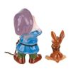 Image 3 : A Pair of "Snow White" Grumpy and Bunny Ceramic Figurines.