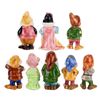 Image 2 : An Enesco "Snow White and the Seven Dwarfs" Ceramic Figure Set.