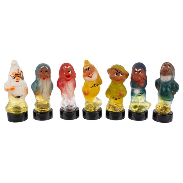 A Set of 1970s "Snow White and the Seven Dwarfs" Perfume Bottles.