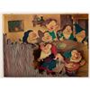 Image 2 : A "Snow White and the Seven Dwarfs" Seven Dwarfs Shadow Box Music Box.