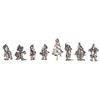 Image 2 : A Set of Sterling Silver "Snow White and the Seven Dwarfs" Charms.