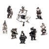 Image 2 : A "Snow White" Sterling Silver Charm Set.
