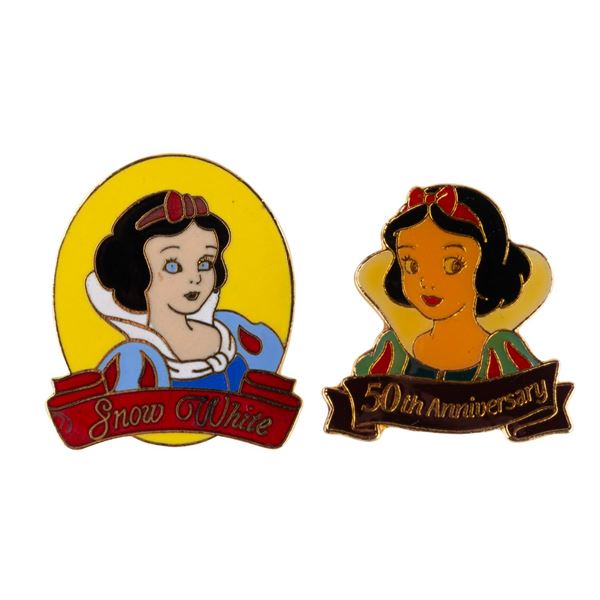 A Pair of Snow White Pins.