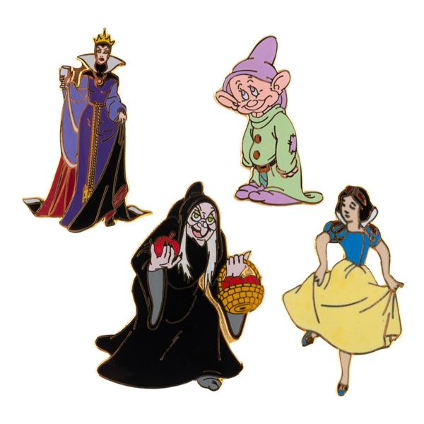 A Collection of "Snow White" Character Pins.