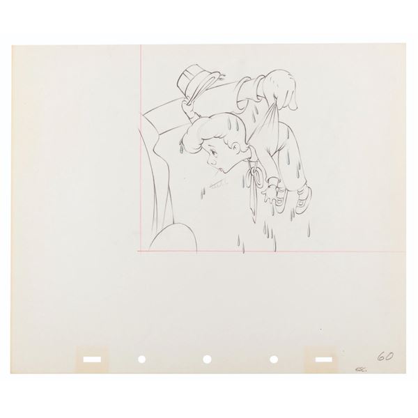 A "Mother Goose Goes Hollywood" Production Drawing.