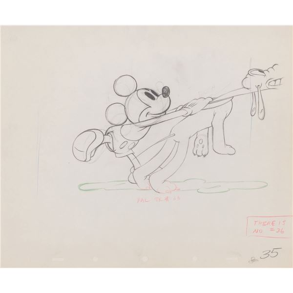 A "Society Dog Show" Original Production Drawing.