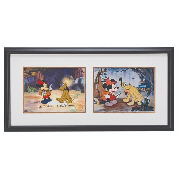 A Frank and Ollie Signed "The Pointer" Serigraph Cel.