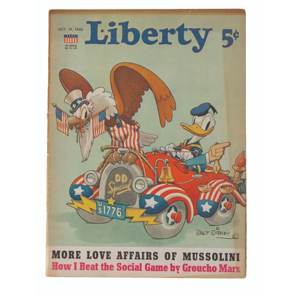 A "Liberty" Magazine with Donald Duck Cover.