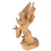 Image 3 : A Carved Wood Sorcerer Mickey Figurine.