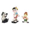 Image 1 : Three Evan K. Shaw “Pinocchio” Miniature Figurines.
