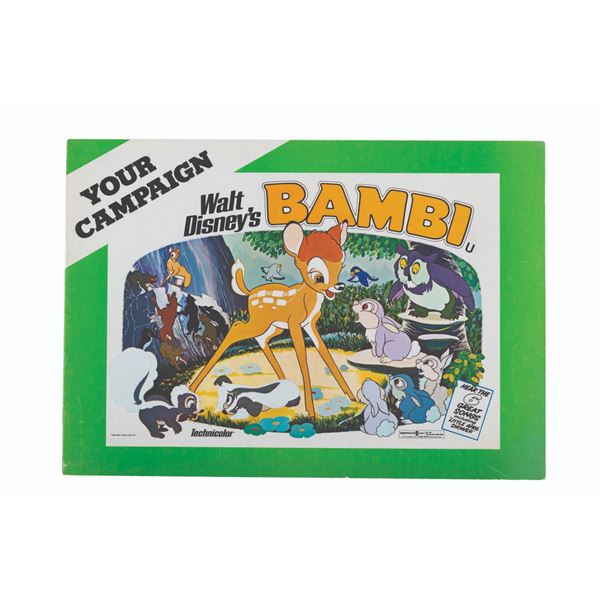 A "Bambi" Ad Campaign Book.