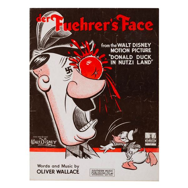 Sheet Music for Walt Disney's "Der Fuehrer's Face."