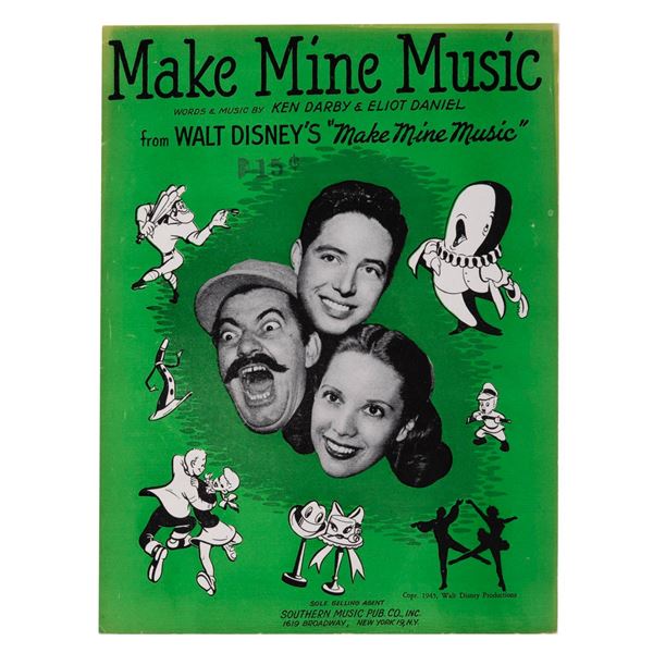 "Make Mine Music" Sheet Music.