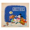 Image 1 : A 1949 Walt Disney Productions Christmas Card.
