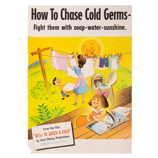 A “How to Chase Cold Germs” Promotional Poster.