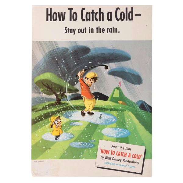 A Stay Out In The Rain “How to Catch a Cold” Promotional Poster.