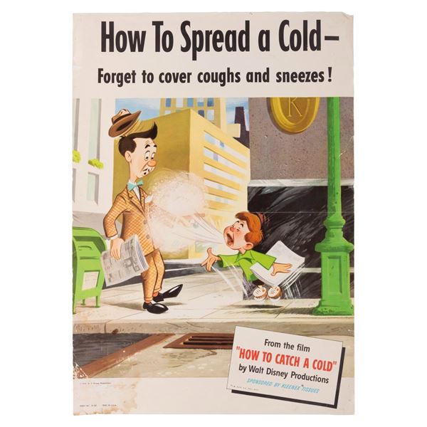 A "How to Spread a Cold" Poster.