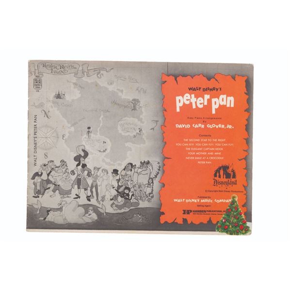 A "Peter Pan" Sheet Music Book.