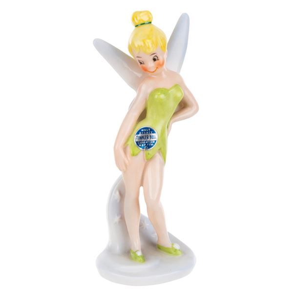 A Tinker Bell Ceramic Figurine by Goebel.