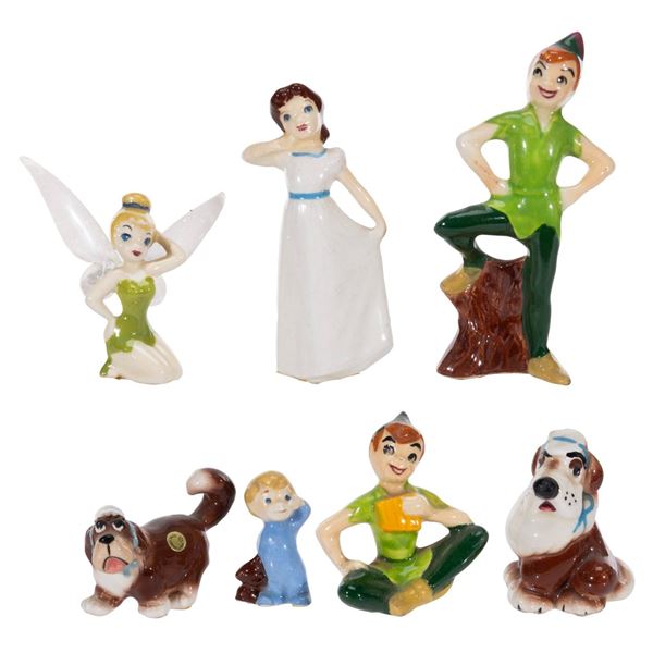 A Collection of “Peter Pan” Miniature Figurines.