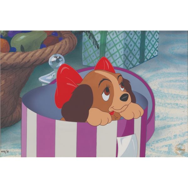 A "Lady and the Tramp" Sericel.