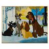 Image 1 : A "Lady and the Tramp" Lithograph Display.