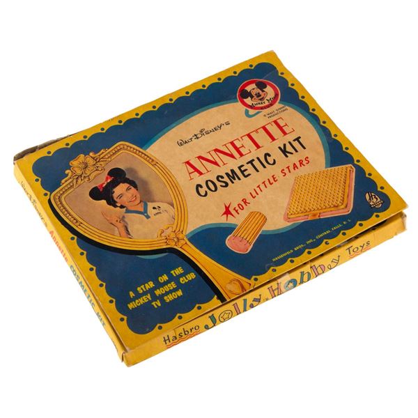 A Mickey Mouse Club Annette Toy Cosmetic Kit.