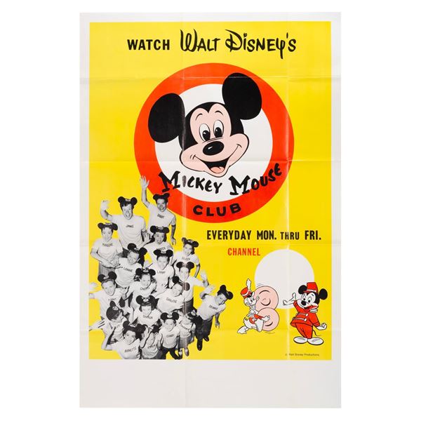 A "Walt Disney's Mickey Mouse Club" Poster.