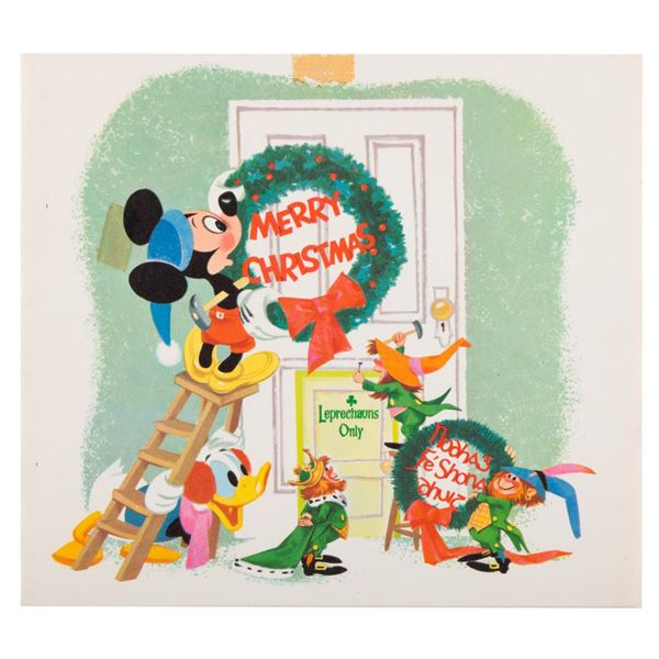 A 1958 Walt Disney Productions Christmas Card.