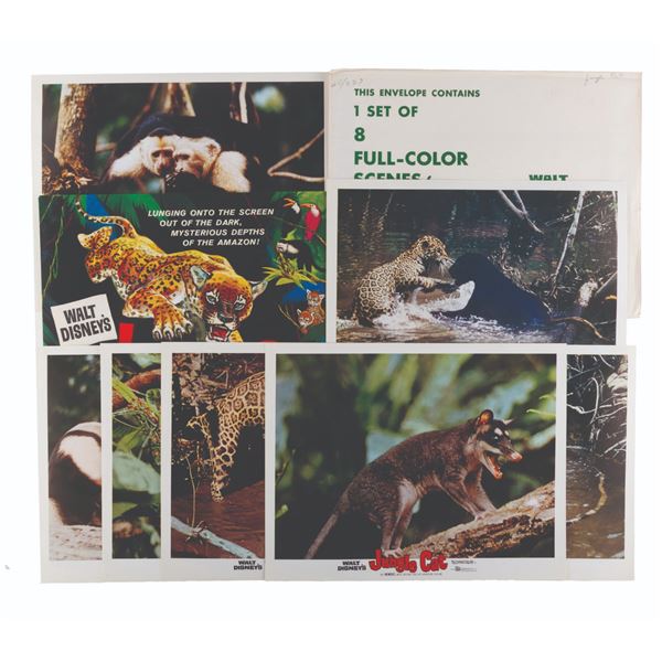 A Set of "Jungle Cat" Lobby Cards.