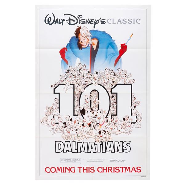 A “101 Dalmatians” Re-Release One-Sheet.
