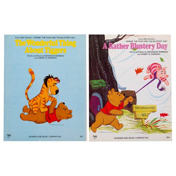 "Winnie the Pooh and the Blustery Day" Sheet Music.