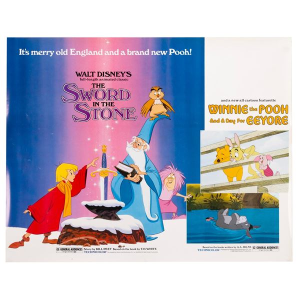 A "The Sword in the Stone" and "Winnie the Pooh and a Day for Eeyore" Movie Poster