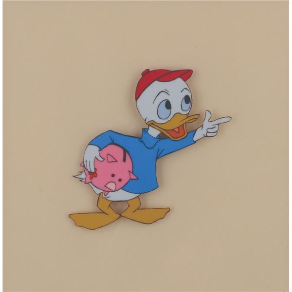 An Original "Scrooge McDuck and Money" Production Cel.