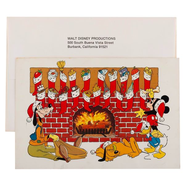 A 1981 Walt Disney Productions Christmas Card