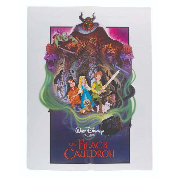 A "The Black Cauldron" Promotional Poster.