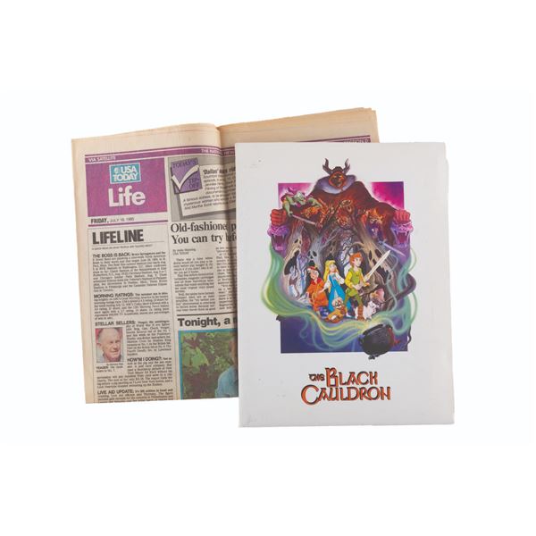 A Full "The Black Cauldron" Press Kit.