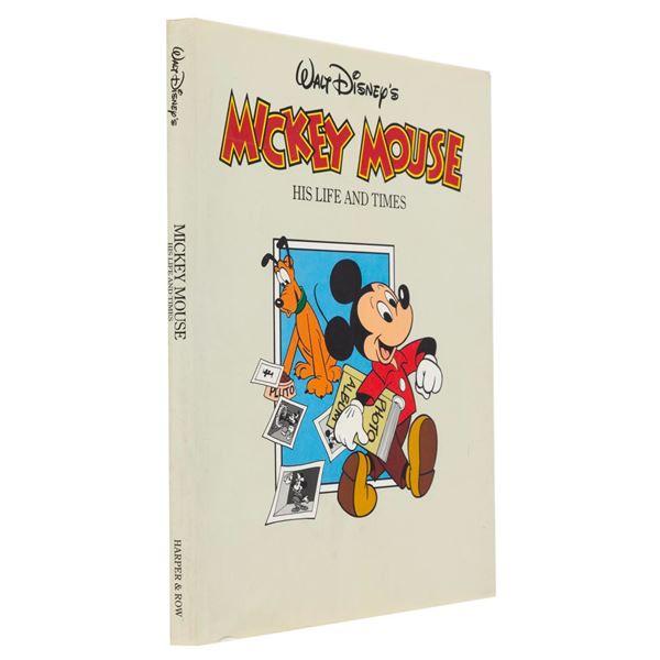 A Walt Disney's Mickey Mouse His Life and Times Book.