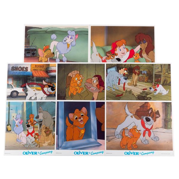A Set of "Oliver & Company" Lobby Cards.