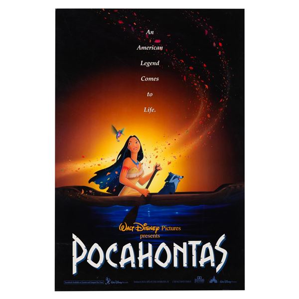 A "Pocahontas" One-Sheet.
