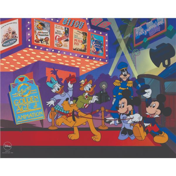 A Multi-Signed "Mickey's Film Festival" Limited Edition Sericel.